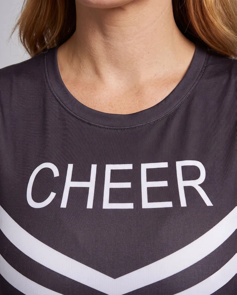 Damen Cheerleader-Kostüm mit Rock und Socken Nord Taschen