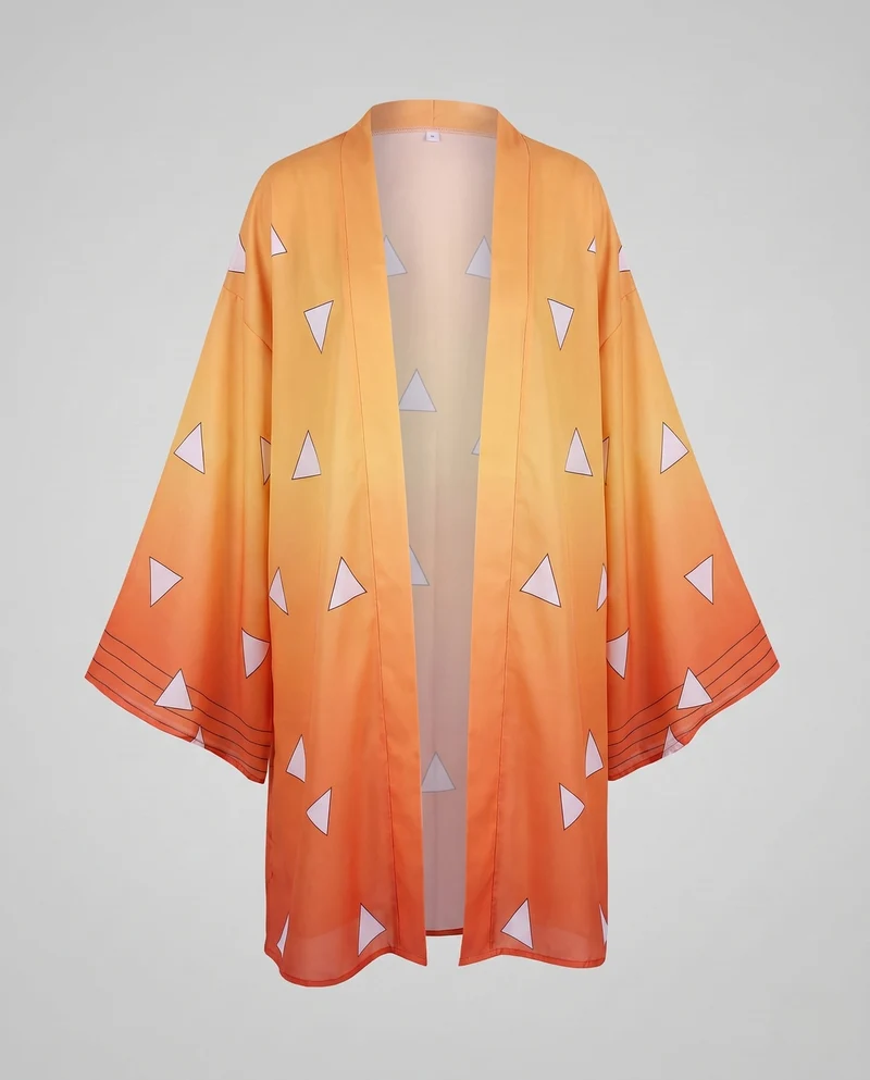Damen Eleganter Kimono mit modernem geometrischen Muster Nord Taschen
