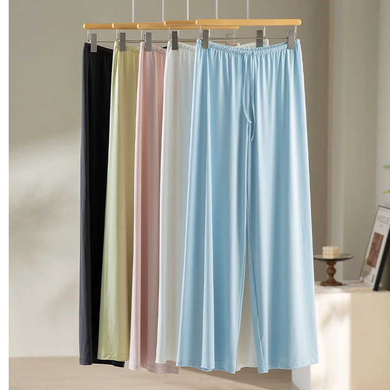 Damen Weite Lounge-Hose mit elastischem Bund und Tunnelzug Nord Taschen