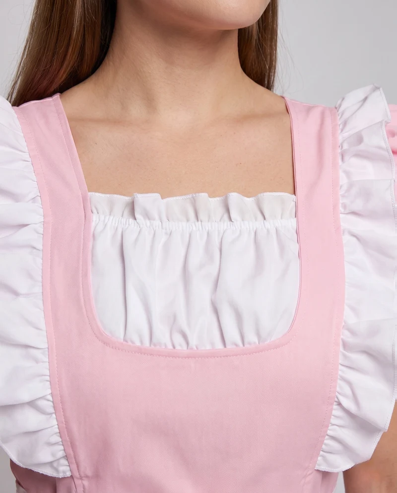Damen Kostüm mit Katzenohren und Rüschen Nord Taschen