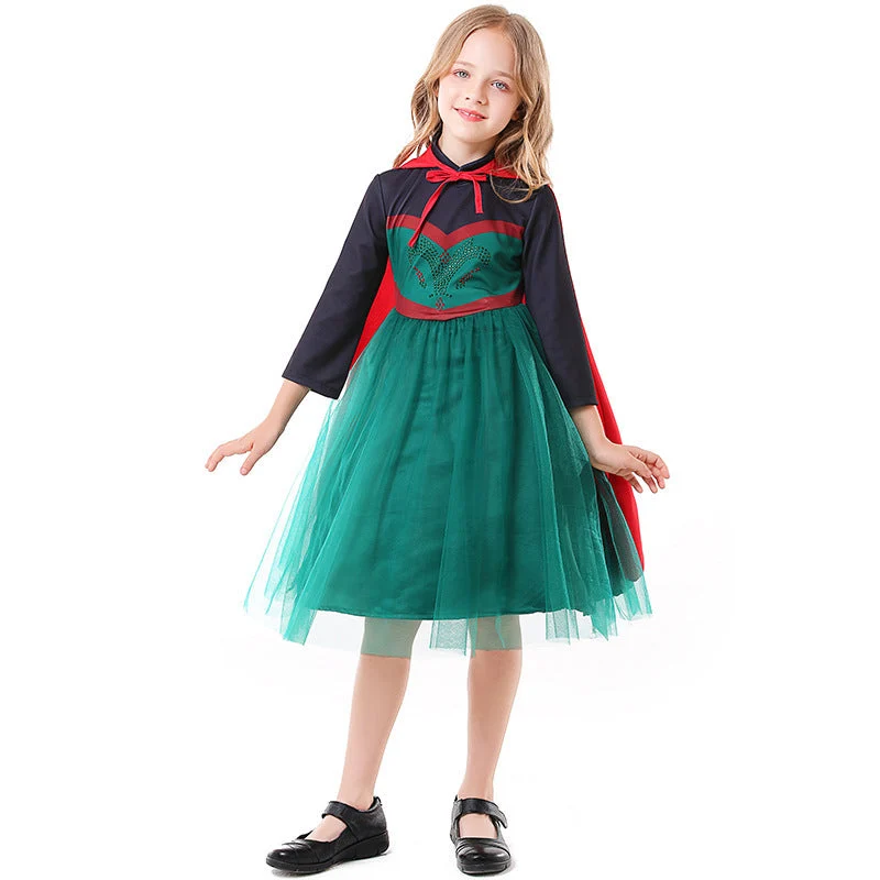 Mädchen Kostüm als zauberhafte Prinzessin mit Tüllrock und Umhang Nord Taschen
