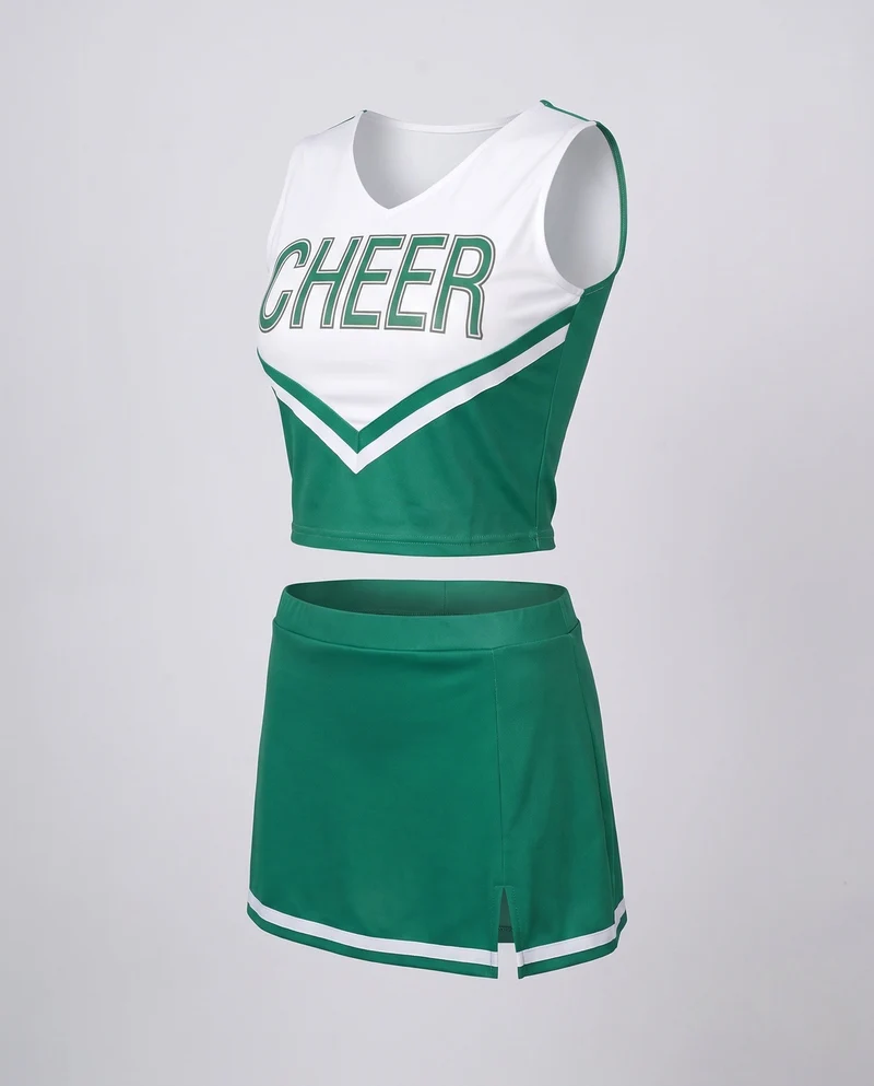 Damen Cheerleading-Kostüm mit stylischem Rock und Socken Nord Taschen