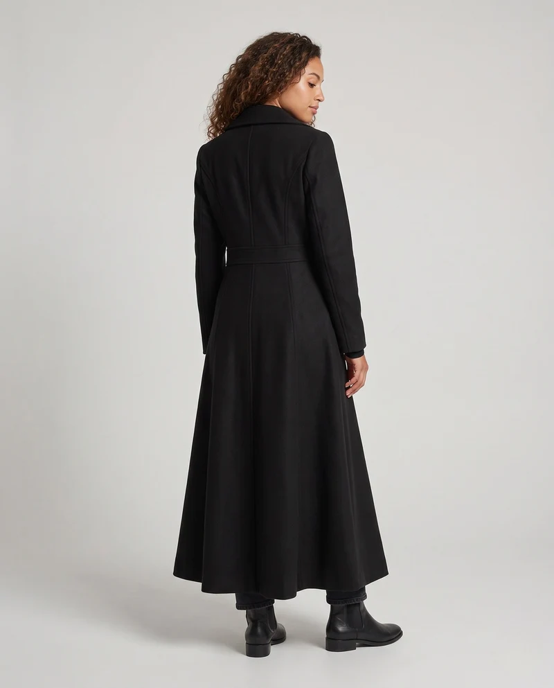 Damen Eleganter und modischer Maxi-Mantel Nord Taschen