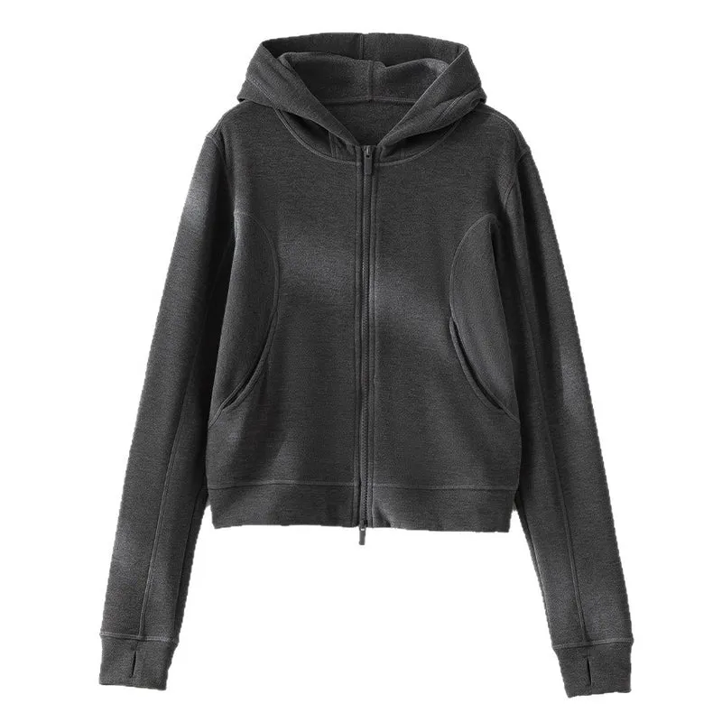Damen Weite Komforthose mit hohem elastischem Bund und seitlichen Eingrifftaschen Nord Taschen