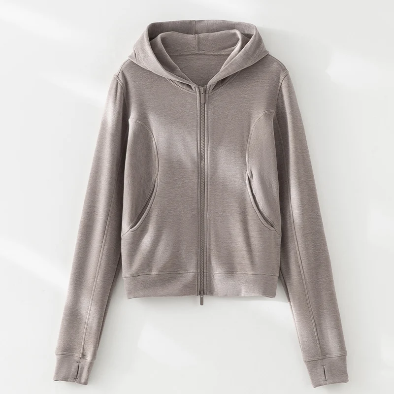 Damen Weite Komforthose mit hohem elastischem Bund und seitlichen Eingrifftaschen Nord Taschen