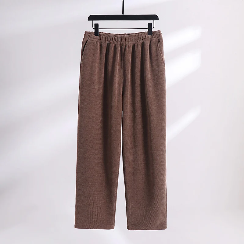 Damen Cordhose mit elastischem Bund weitem Bein und Eingrifftaschen Nord Taschen