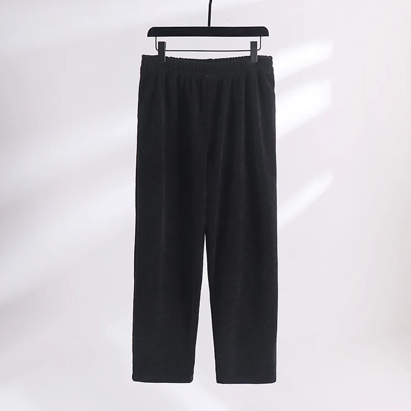 Damen Cordhose mit elastischem Bund weitem Bein und Eingrifftaschen Nord Taschen