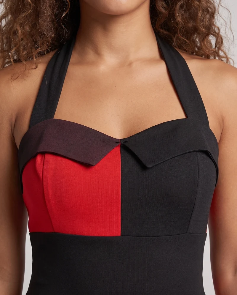 Damen Kostümkleid im Harley Quinn-Stil Nord Taschen