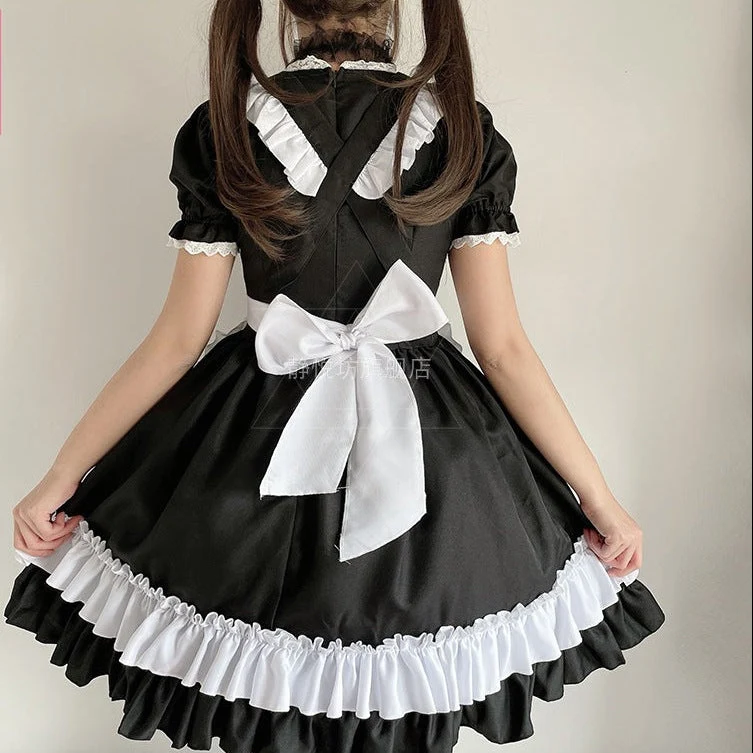 Damen Köstümkleid mit Rüschen und Katzenohren Nord Taschen