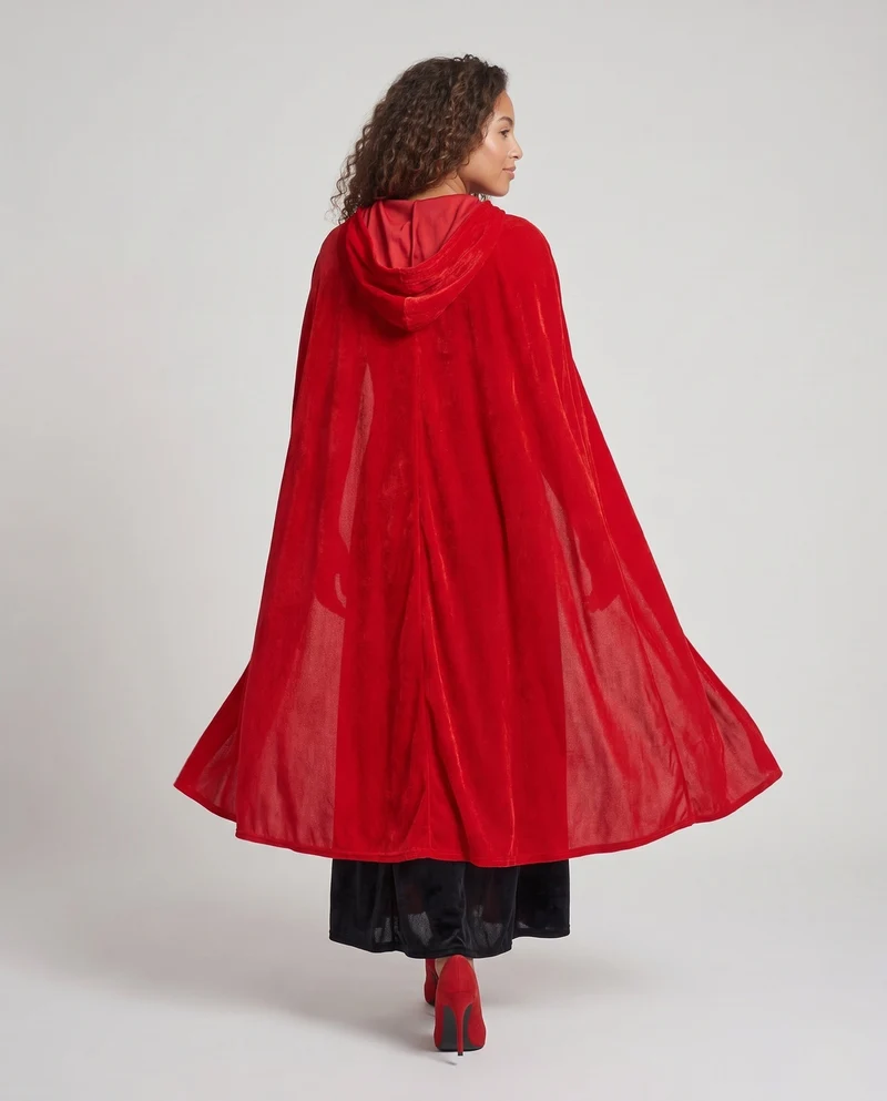 Damen Märchenhaftes Kapuzenkleid mit elegantem Tüll und Rüschendetails Nord Taschen