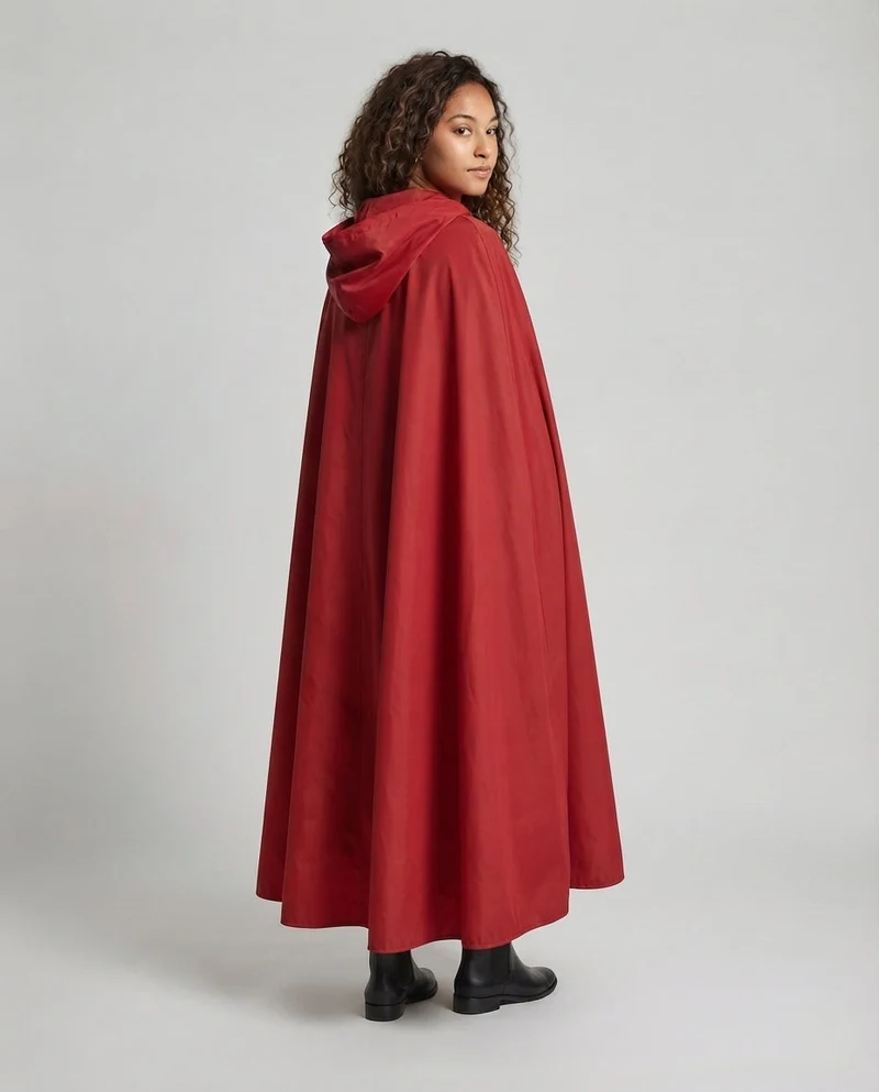Damen Märchenhaftes Kostüm als Rotkäppchen mit Kapuze und Rüschendetails Nord Taschen