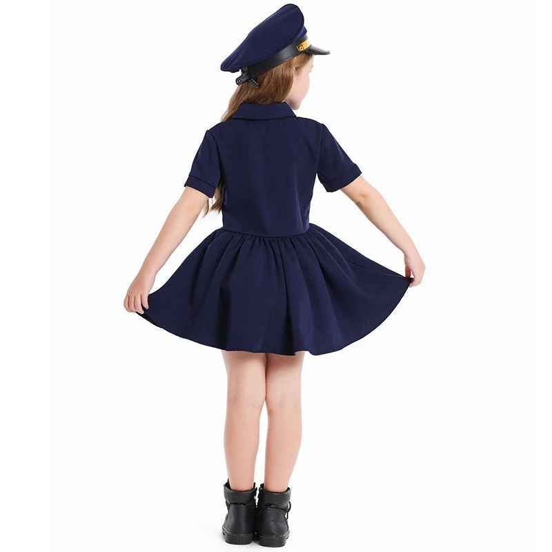 Mädchen Pilotinnenkleid mit schickem Schnitt und detailreichem Zubehör Nord Taschen