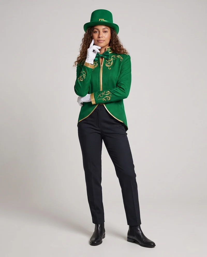 Damen festlicher Anzugjacke mit goldenen Details Nord Taschen