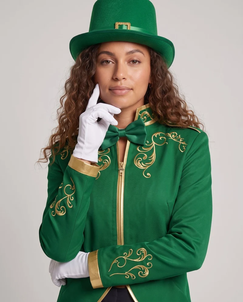 Damen festlicher Anzugjacke mit goldenen Details Nord Taschen