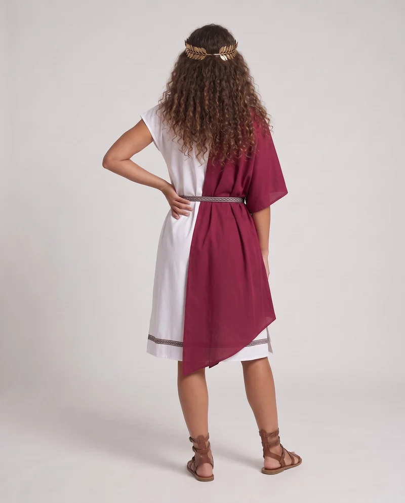 Damen Festliches Antik-Rollenspiel-Kleid mit vielseitigem Zubehör Nord Taschen