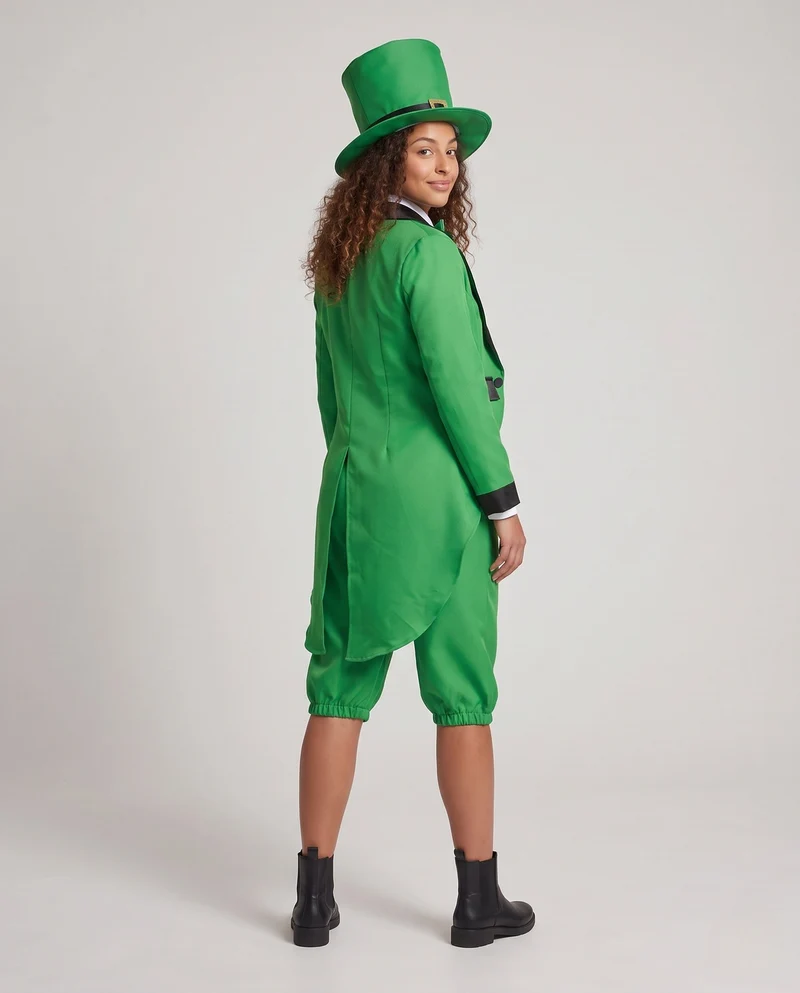 Damen festliches Kostüm-Set mit Klappenjackett, Flower-Muster-Weste und Hut Nord Taschen