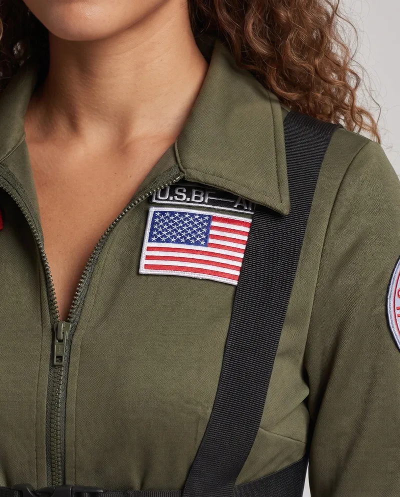 Damen Fliegeroverall mit praktischen Taschen und verstellbaren Trägern Nord Taschen