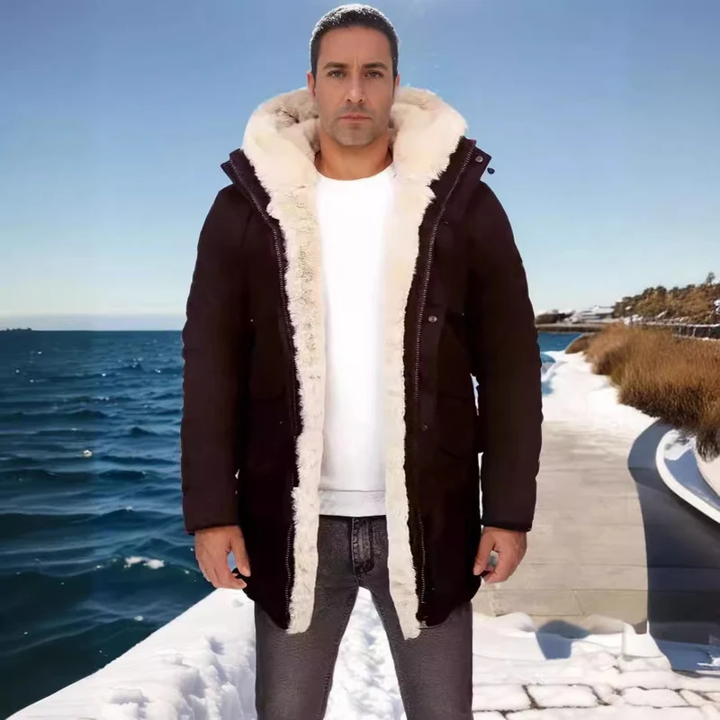 Damen Parka mit Teddyfutter, Kapuze und aufgesetzten Taschen Nord Taschen