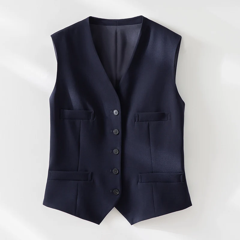 Damen Palazzo-Hose mit hoher Taille, Bügelfalte und elastischem Bund Nord Taschen
