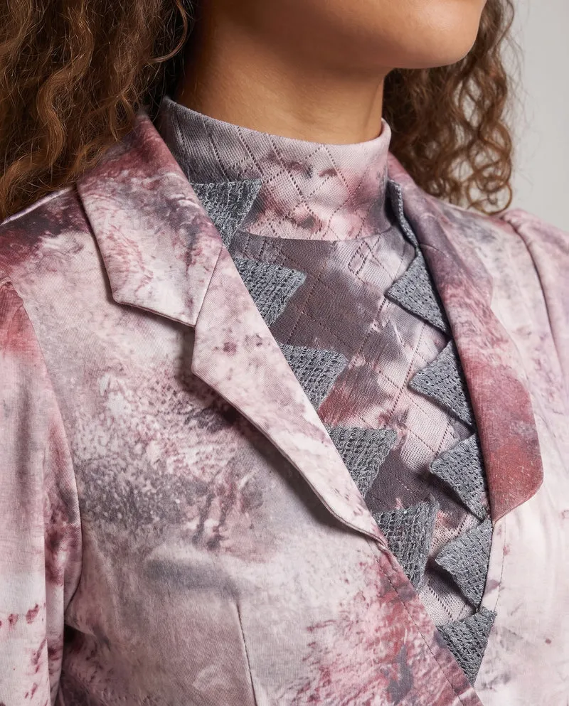 Damen Mystisches langes Kleid mit einzigartigem Print Nord Taschen