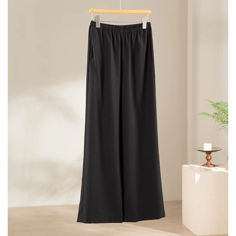 Damen Oversize-Satinbluse im Hemdcut mit klassischem Kragen und abgerundetem Saum Nord Taschen