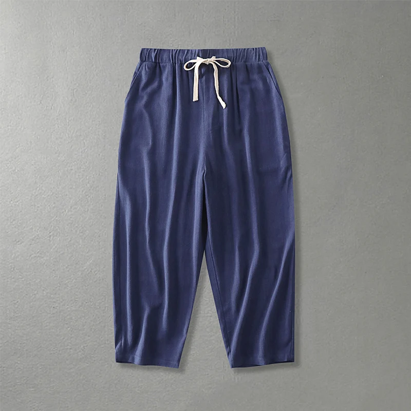 Damen Locker geschnittene Freizeit-Hose mit elastischem Bund und Tunnelzug Nord Taschen