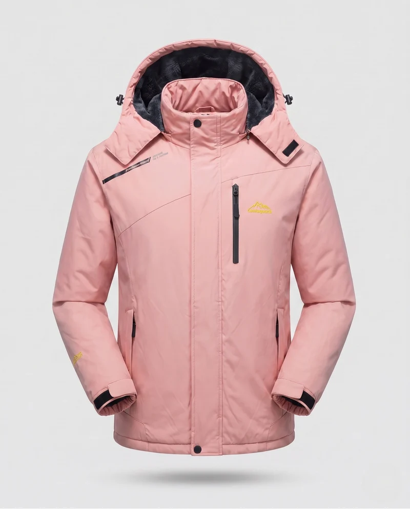 Herren-Winterparka mit dickem Fleece-Innenfutter, abnehmbarer Kapuze und winddichter, wasserabweisender Softshell-Schicht Nord Taschen