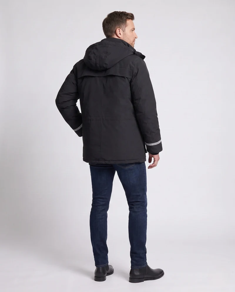 Unisex Winterparka mit reflektierenden Einsätzen und abnehmbarem Kapuze Nord Taschen