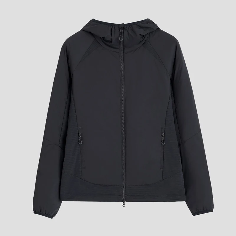 Damen Leichte Wind- und Thermojacke mit Kapuze, gesteppter Innenlage und Zweiwege-Reißverschluss Nord Taschen