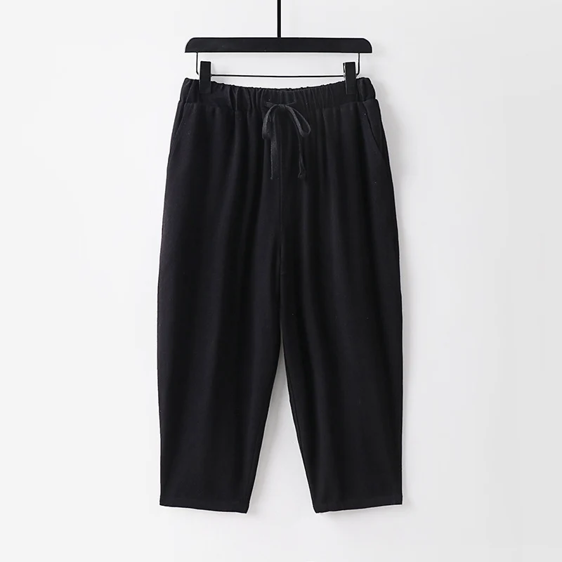 Damen Lässige Jogginghose mit Zugband und weitem Bein Nord Taschen
