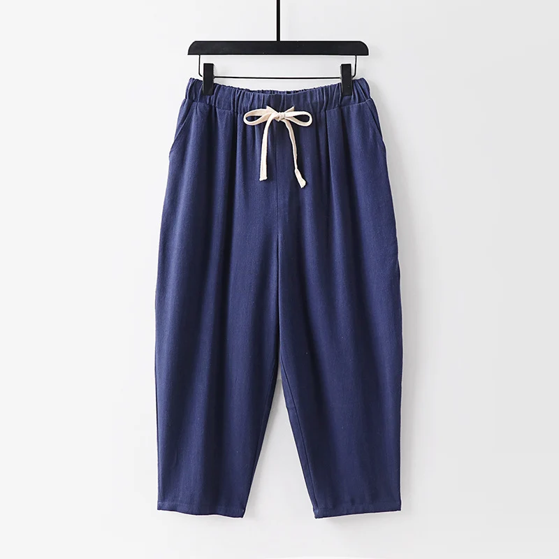 Damen Lässige Jogginghose mit Zugband und weitem Bein Nord Taschen