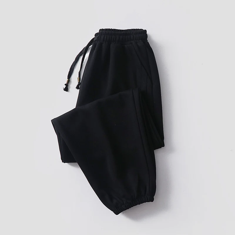 Damen Lässige Jogginghose aus weichem Baumwoll-Mix mit Tunnelzug und elastischen Knöchelbündchen Nord Taschen