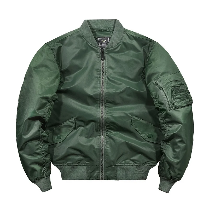 Herren Nylon-Flightbomber mit Ärmeltasche, gesteppter Thermo-Innenlage und geripptem Saum Nord Taschen