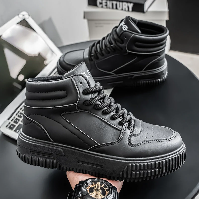 Damen High-Top Sneakers mit gepolsterter Knöchelstütze und rutschfester Sohle