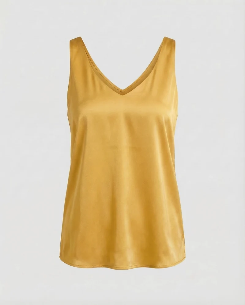 Damen Satin Top Spaghettiträger