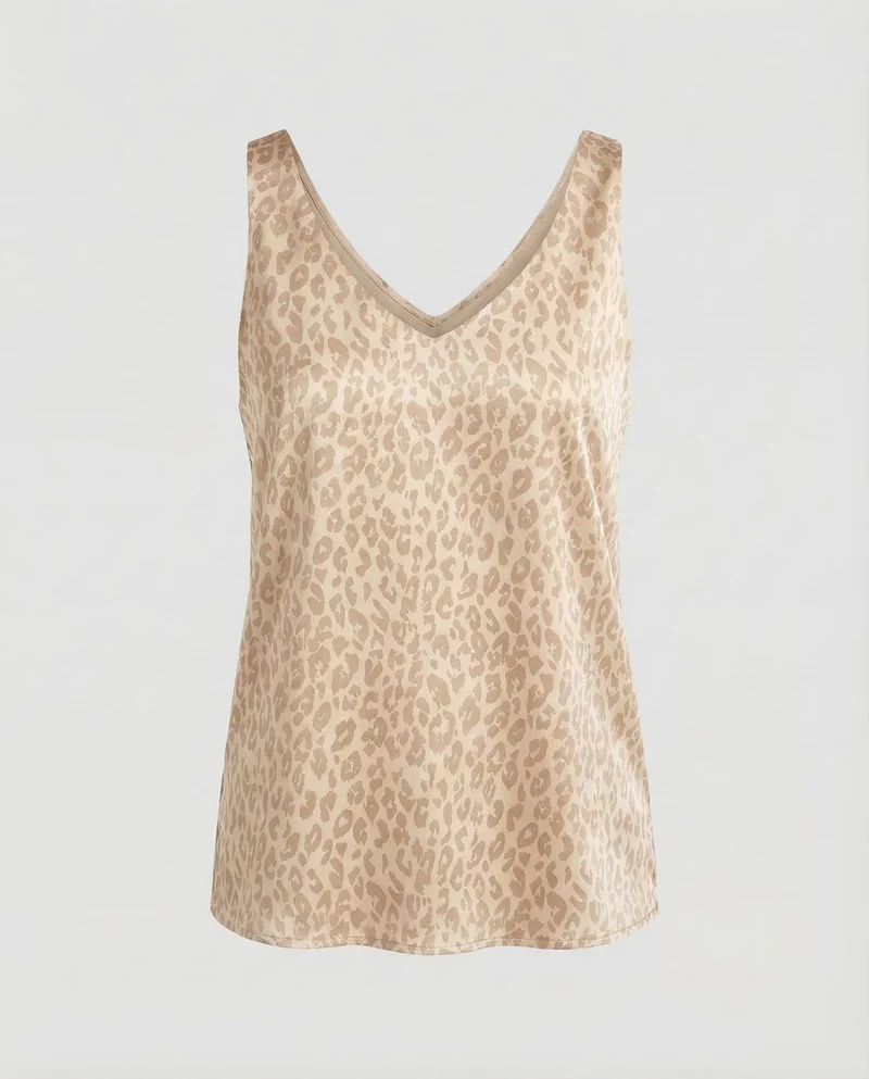 Damen Satin Top Spaghettiträger