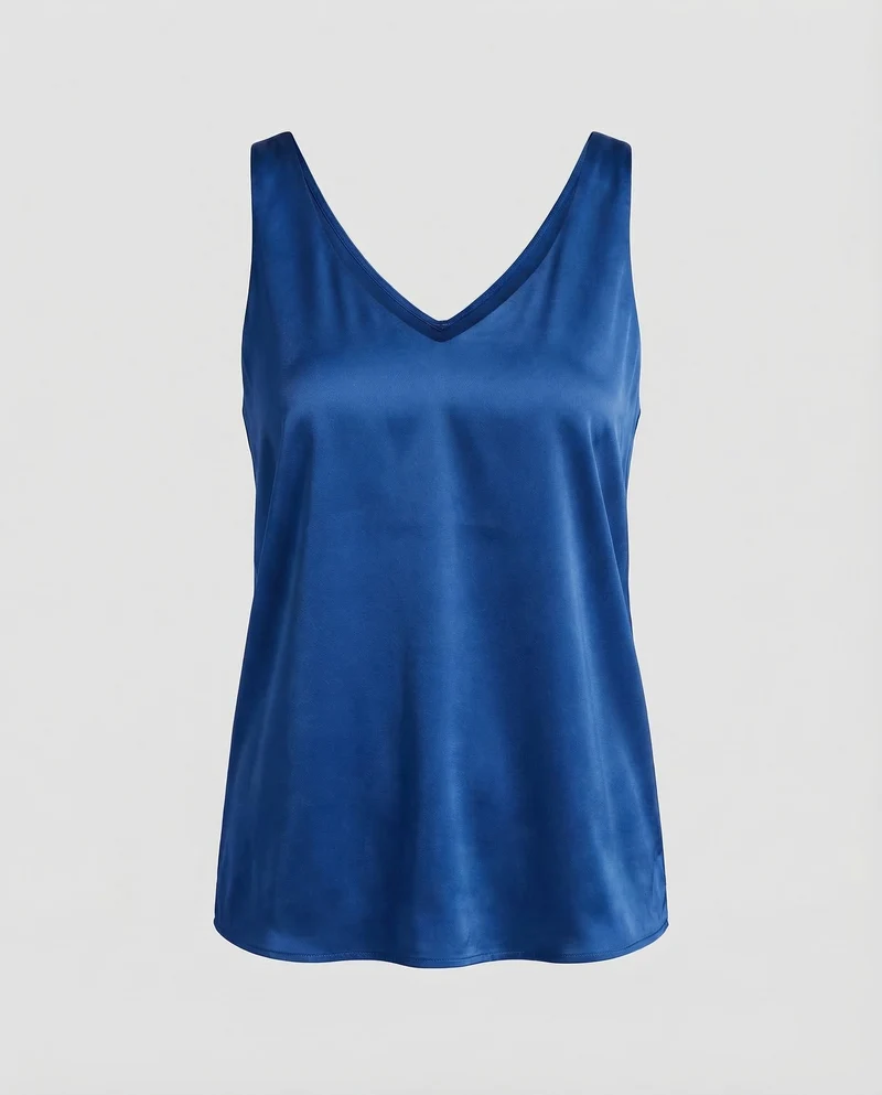 Damen Satin Top Spaghettiträger