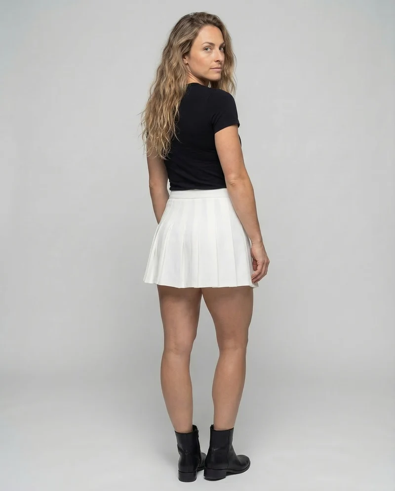 Damen Tennis Minirock Falten
