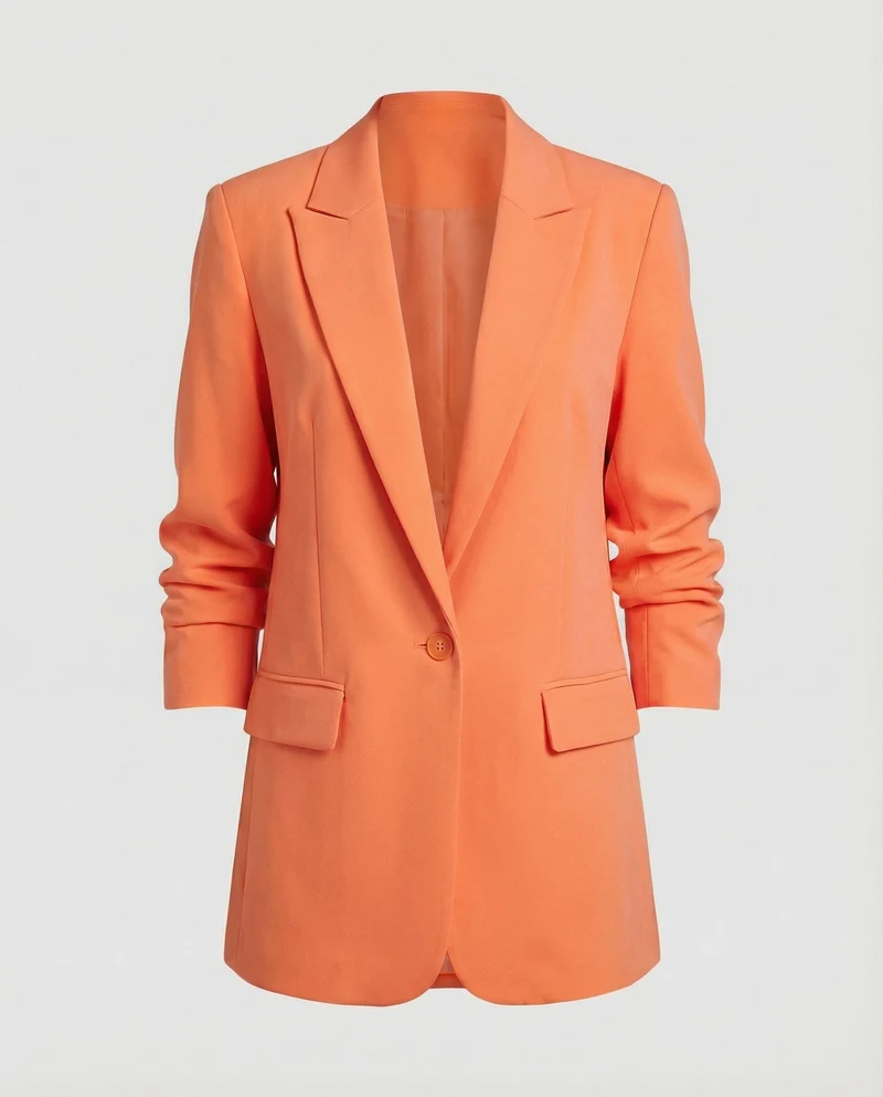 Damen Lockere Überschulter Longblazer