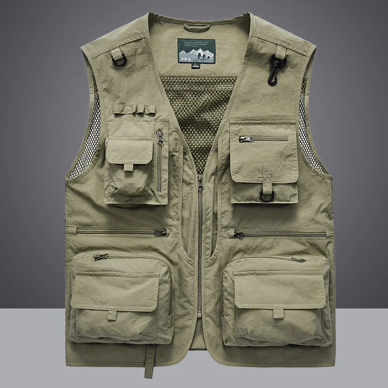 Herren Multifunktionale Angler- und Utilityweste mit Mesh‑Einsätzen und Multifachtaschen Nord Taschen