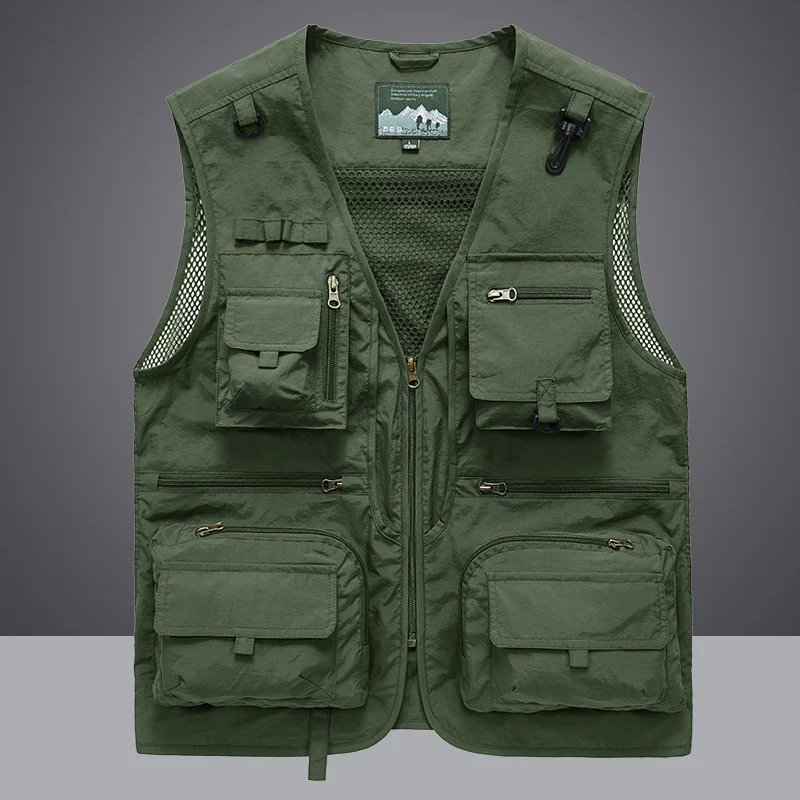 Herren Multifunktionale Angler- und Utilityweste mit Mesh‑Einsätzen und Multifachtaschen Nord Taschen