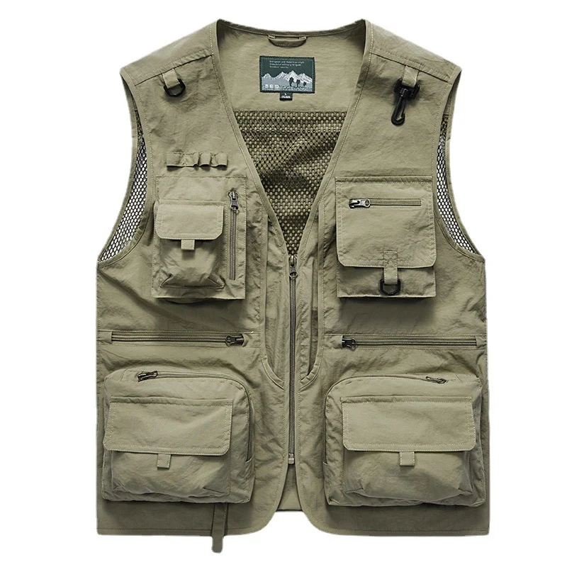Herren Multifunktionale Angler- und Utilityweste mit Mesh‑Einsätzen und Multifachtaschen Nord Taschen
