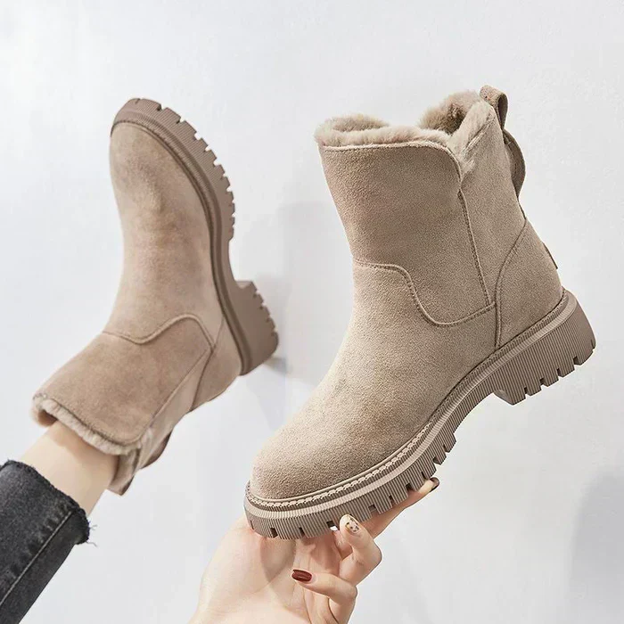 Nord Taschen | Damen Gefütterte Winter-Stiefeletten mit Reißverschluss
