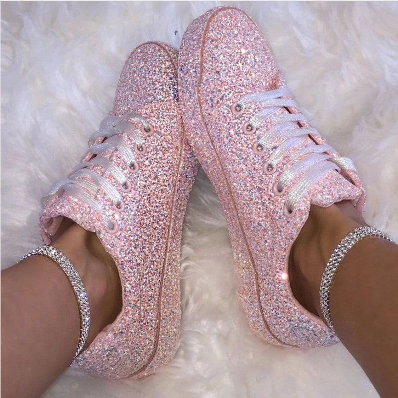 Damen Glitzernde Sneaker mit atmungsaktiver Sohle und zusätzlichem Komfort - Vittorelli