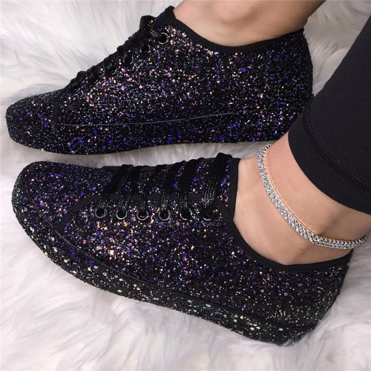 Damen Glitzernde Sneaker mit atmungsaktiver Sohle und zusätzlichem Komfort - Vittorelli