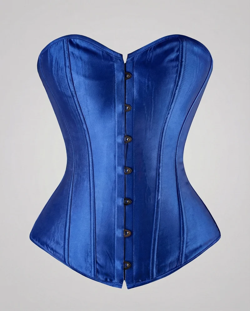 Damen Elegante Verstärkte Stäbe Satin Satin-Miederkorsett