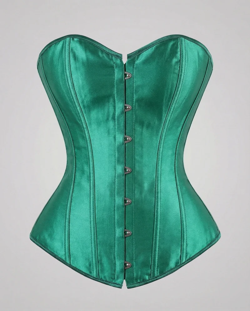 Damen Elegante Verstärkte Stäbe Satin Satin-Miederkorsett