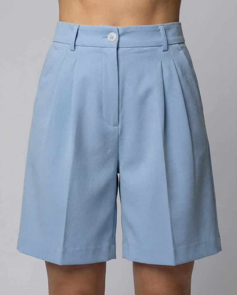 Damen Bermuda Shorts High Waist