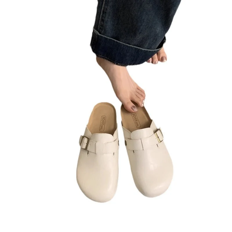 Damen Clogs mit bequemem Fußbett und modischen Schnallenverzierungen Nord Taschen