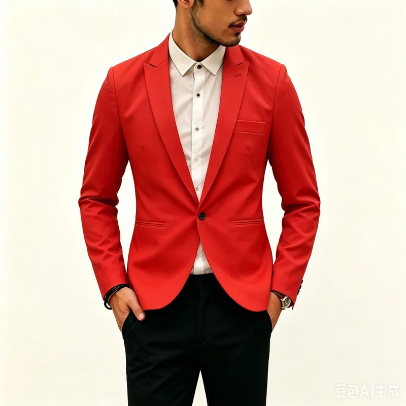 Herren Zweiteiliges Slim‑Fit Anzugset mit schmalem Revers und Stretchgewebe Nord Taschen
